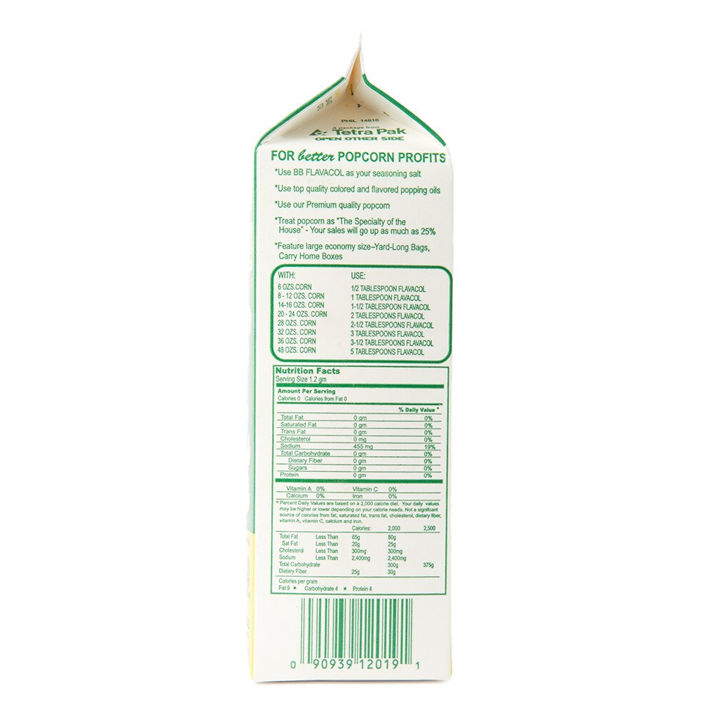 BB Flavacol - Buttery Seasoning 35oz